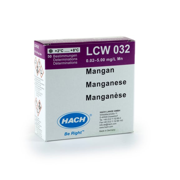 Komplet reagentov za mangan; 0,2–5 mg/L/0,02–1,0 mg/L Mn