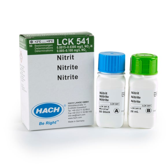 Kivetni test za nitrit na ravni sledov; 0,0015-0,03 mg/L NO₂-N