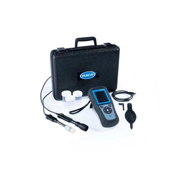 Prenosni večnamenski merilnik HQ4200 s pH-elektrodo z gelom in elektrodo za raztopljeni kisik, kabli dolžine 1 m